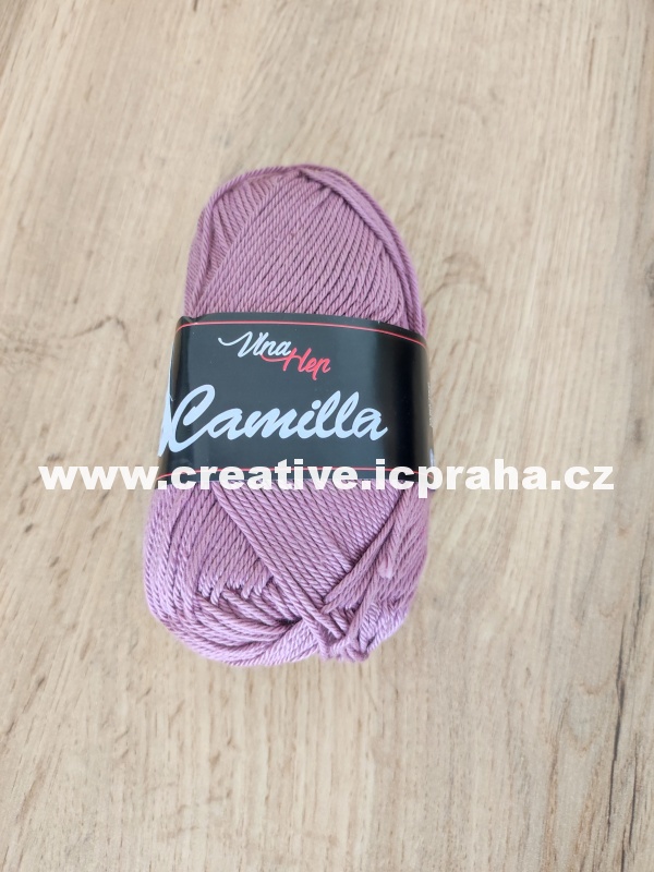 Camilla 100%bavlna cca 125m/50g - starofialová